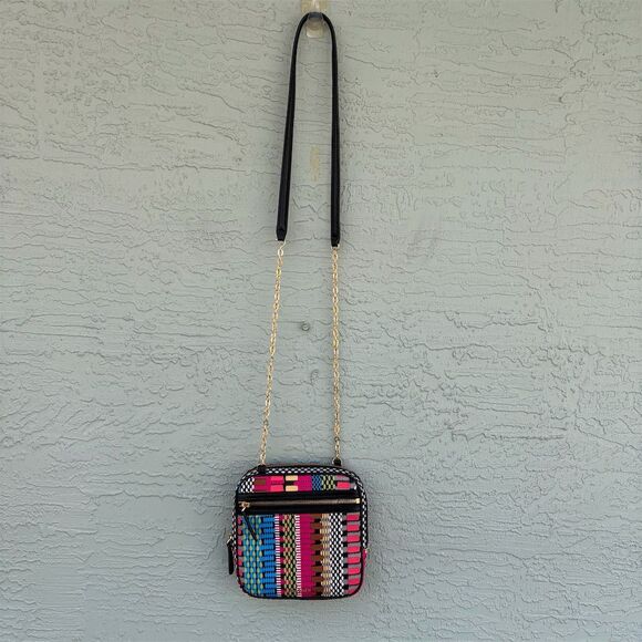 Vera Bradley Elena Crossbody Bag Cha-Cha Floral Print Multicolor - Picture 9 of 11